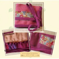 Pochette Vieux Rose violet pour huiles essentielles 